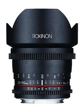 Rokinon Cine DS 10mm T3.1 Cine Wide Lens for Nikon DX Digital SLR - DS10M-N