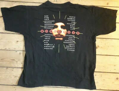 Joe Satriani Steve Vai US TOUR 黒Tシャツ XL Joe Satriani Steve Vai