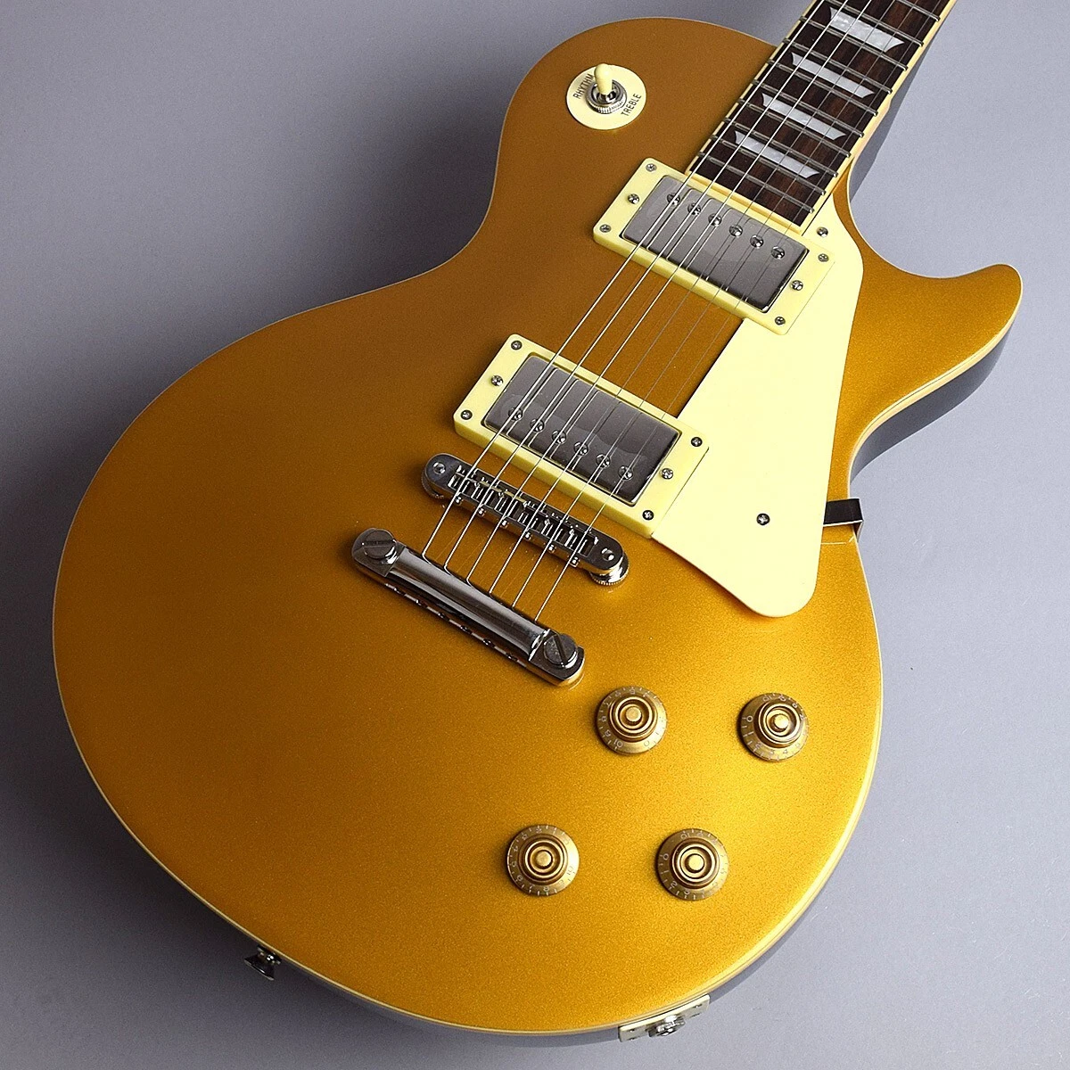 Burny / SRLG55 Vintage Gold Top Les Paul Custom Type Electric Guitar