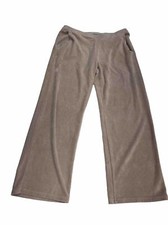 VTG LL Bean Pants Womens Pull On Corduroy Pockets Stretch Size L