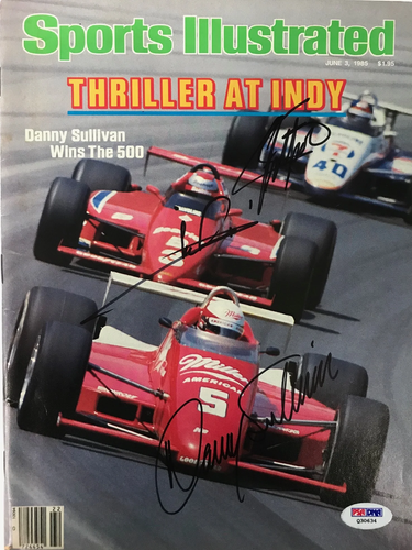 Mario Andretti, Emerson Fittipaldi, Danny Sullivan Signed Sports Illustrated Jun - 第 1/3 張圖片