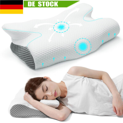 Nackenkissen Aus Memory Foam – Mit Abnehmbarem Bezug