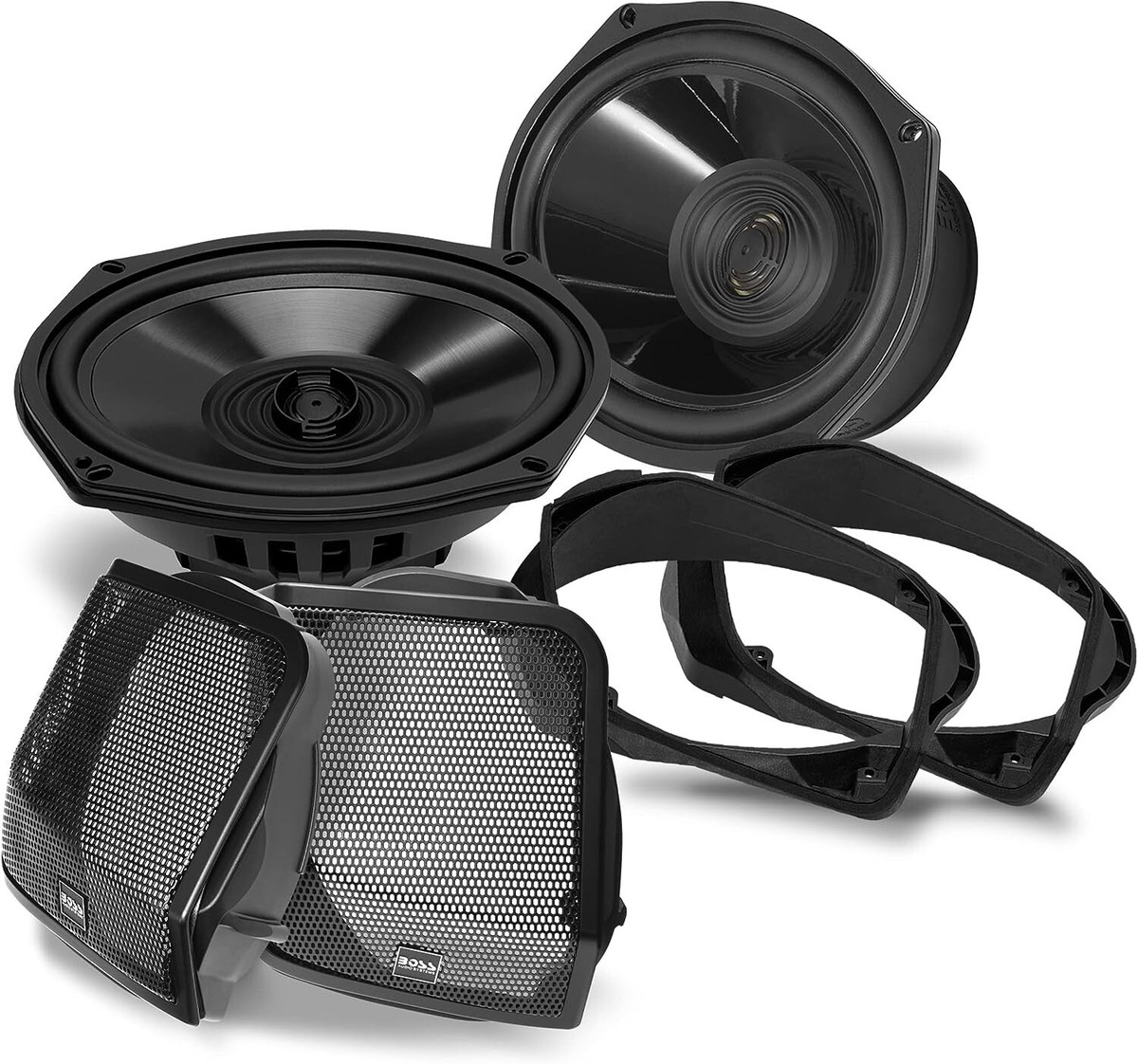 Boss Audio BHD98 Rear Saddlebag Speaker Kit 6 x 9 Harley Touring