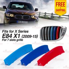 MPower 3 Farbe 7 Lamellen Niere Kühlergrill ABDECKUNG für BMW X1 E84 2009-2015