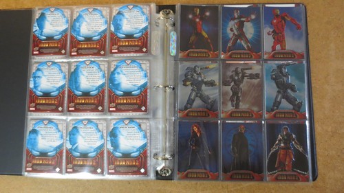IRON MAN 2 Mini Master CARD Set + MEMORABILIA COSTUME TRADING CARDS Set + Binder - Picture 11 of 17