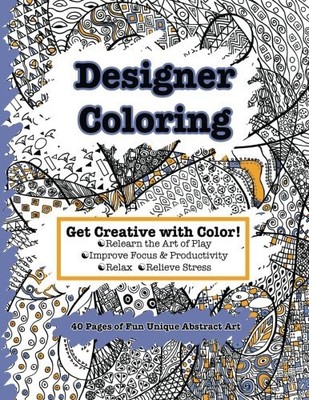 DESIGNER COLORING By Cherisse Mia Bank **BRAND NEW**