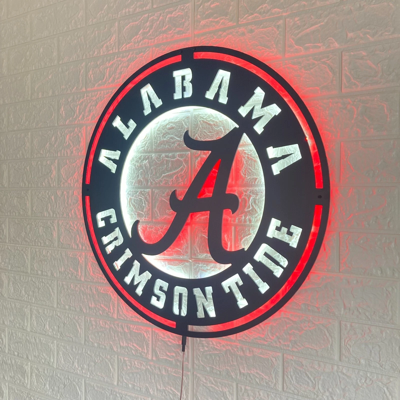 Albm Crimson Tide LED Neon Football Team Logo Sign