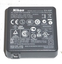 Genuine Nikon EH-69P AC Adapter for Nikon P300 P310 P330 P500 P510 NO USB CABLE