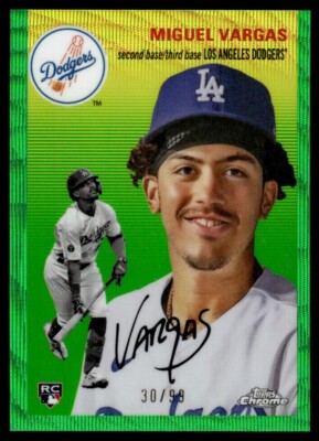 2023 Topps Chrome Platinum Anniversary - Miguel Vargas #14 Green