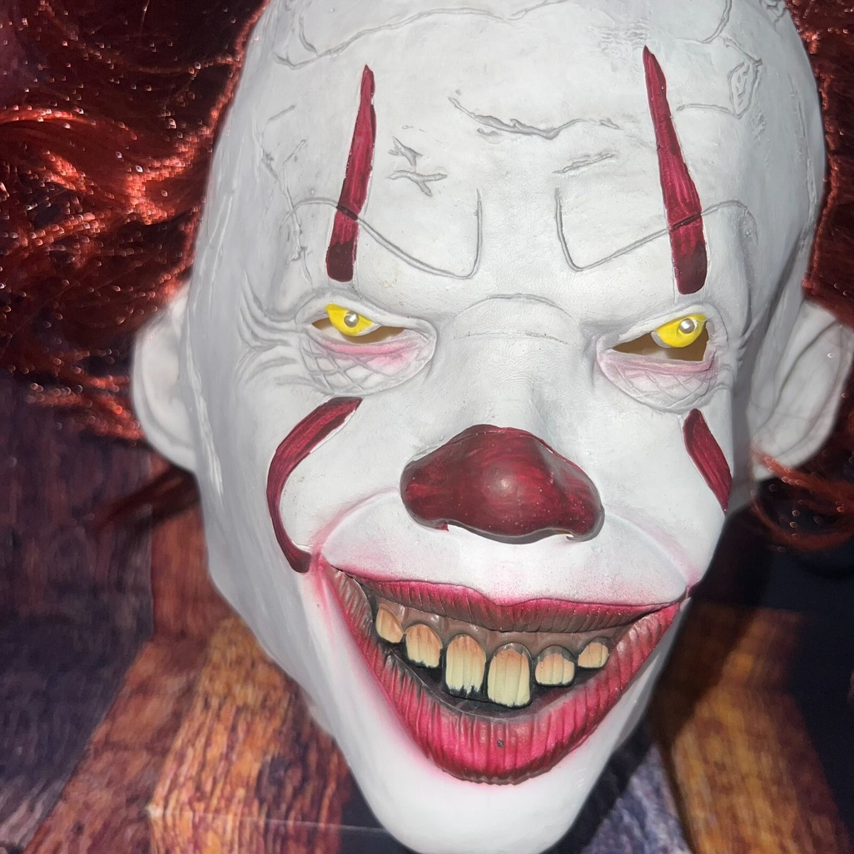 Maschera Pagliaccio Pennywise | Accessori Per Carnevale E Halloween - Foto 4