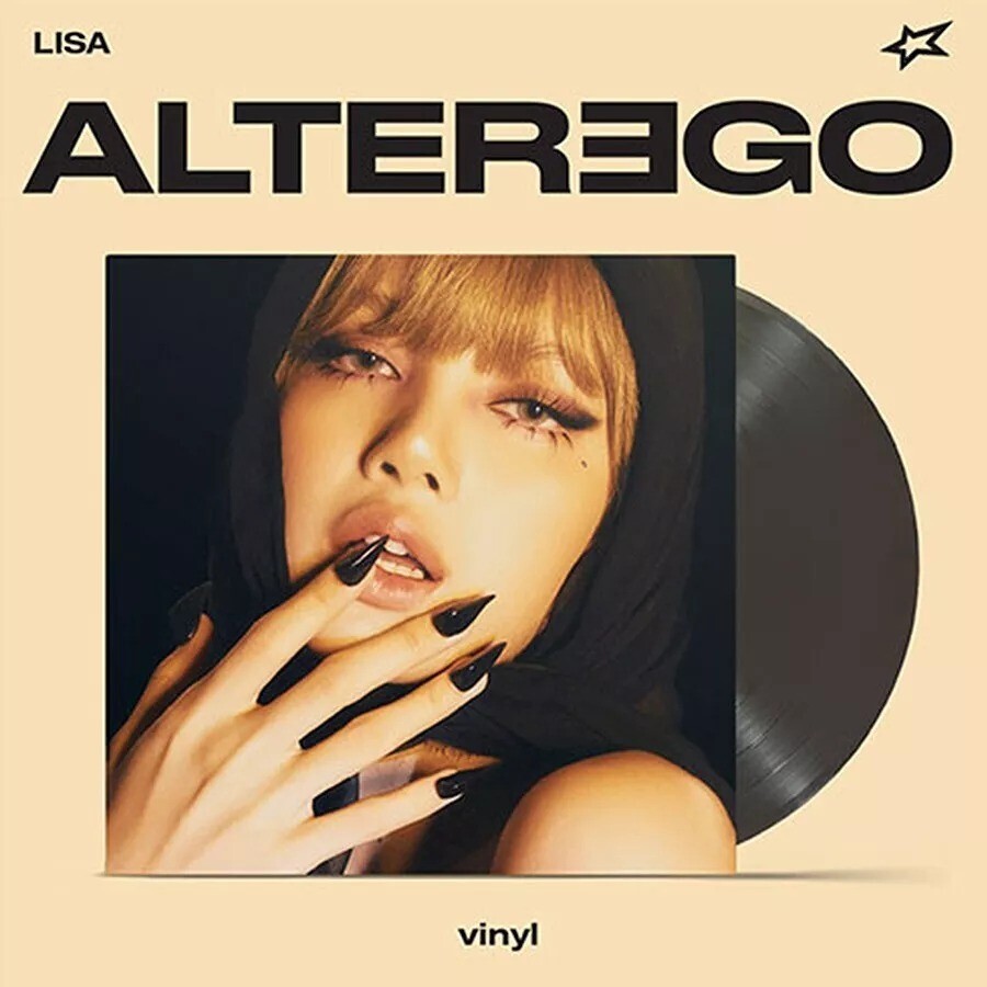 BLACKPINK LISA [ALTER EGO] Album STANDARD LP VINYL Ver. / LP+GIFT