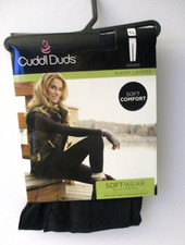 Cuddl Duds womens Softwear with stretch leggings size XL 18/20 Black