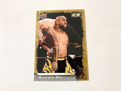 Scorpio Sky Gold 2022 Upper Deck AEW Card # 26