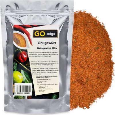0,5kg Grillgewürz BBQ 500g - GOmigo
