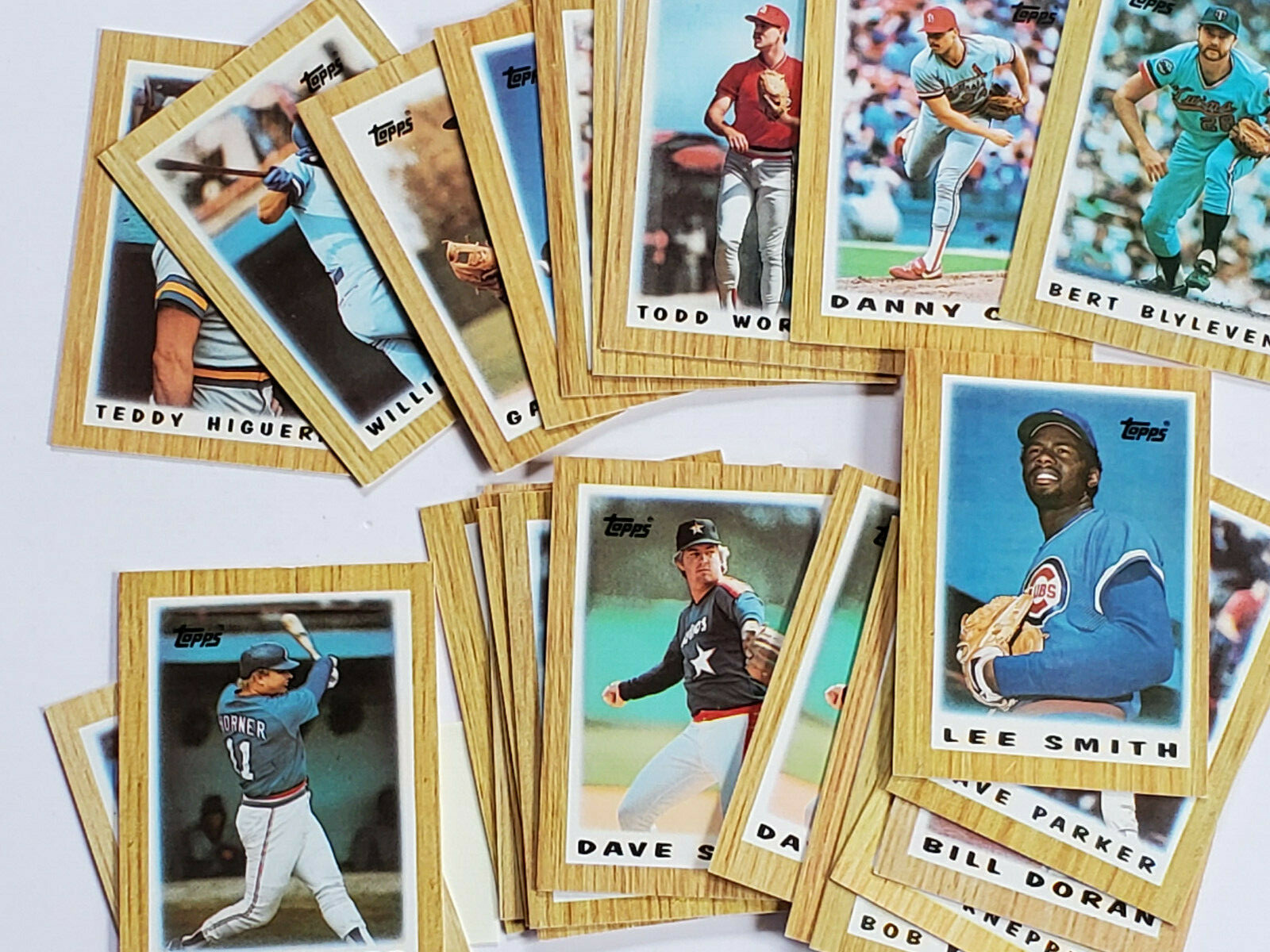 1987 TOPPS BASEBALL MINI MAJOR LEAGUE LEADERS TRADING CARDS YOU PICK 50% OFF 2+