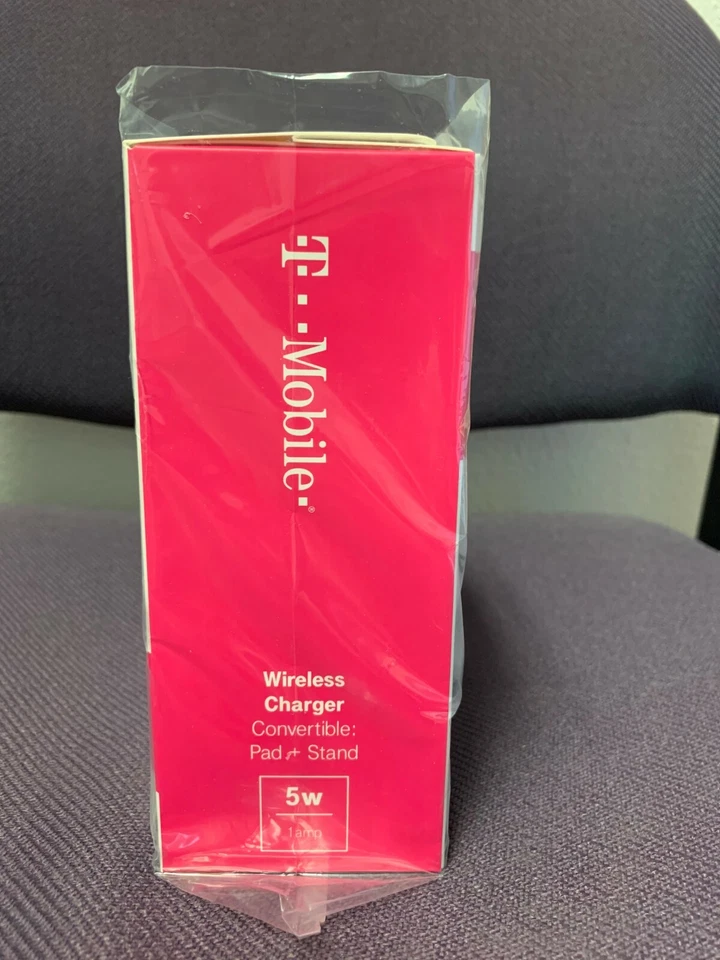 Carregador sem fio T-Mobile Twisty (preto) 5W - Imagem 2 de 4