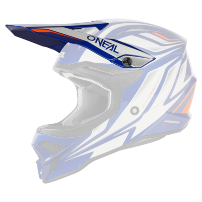 Oneal Series Vertical Replacement Helmet Visor Blue/White