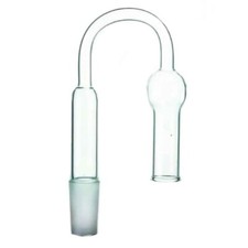 ABGIL Borosilicate Glass Adapter, Drying Tube, Curved