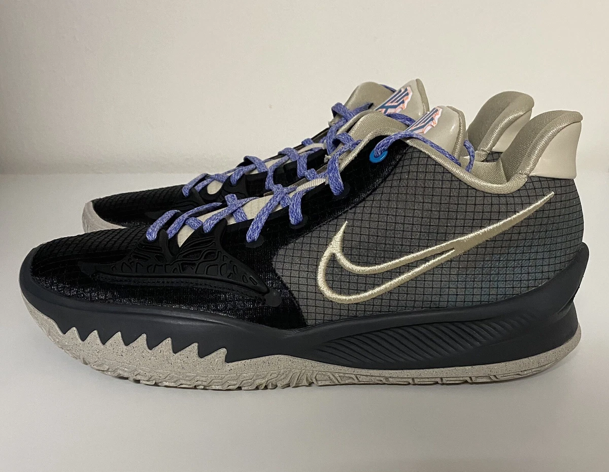 Nike Kyrie Low 4 Black Bone Rattan Dark Grey Mens Sz 14 Irving CW3985 003 NEW