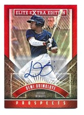 2015 Elite Extra Edition Prospect Autographs #122 Demi Orimoloye Brewers Auto