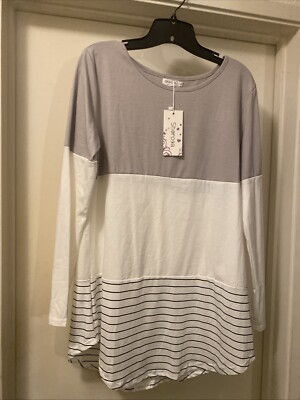 Sherosa BNWT Large Pretty Woman s Long Sleeve Shirt, Nice!