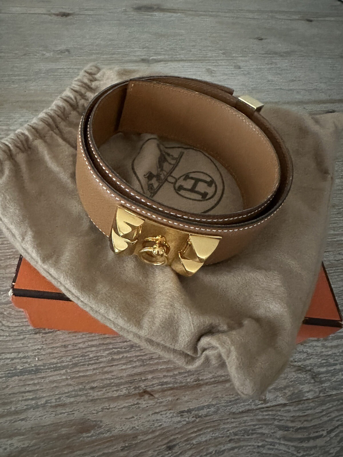 Hermes Collier de Chien Belt 70cm