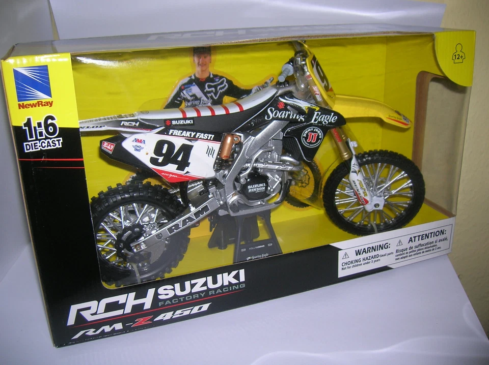 NewRay RCH Suzuki Factory Racing RM-Z 450 Ken Roczen #94, 1:6 Motocross SX 49523 - Bild 3 von 4