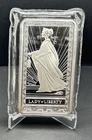 10 Oz Silver Bar Pamp Lady Of Liberty Proof Like Finish .999 Original Sealed