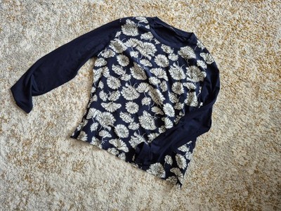 Max Mara, long-sleeved, light summer top, size, 2XL