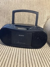 Sony CFD-S70 Portable CD Cassette Player AM/FM Radio Boombox Tested Working