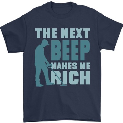 Metall Erkennen The Next Beep Lustig Herren T-Shirt 100% Baumwolle
