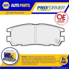 Brake Pads Set fits ISUZU VEHICROSS UGS25 3.2 Rear 97 to 00 Proformer New