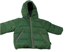 United Colors Of Benetton Unisex Kids Puffer Jacket W/Hood Vibrant Green 0 YR