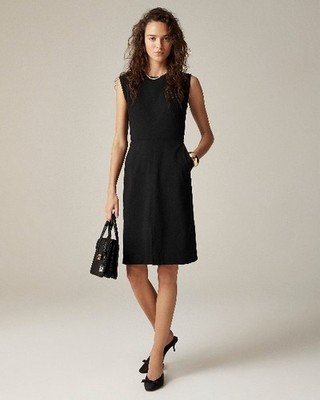 J Crew Resume Dress 00 Black Sheath CD369 J.Crew Career Prep Academia for  sale online | eBay