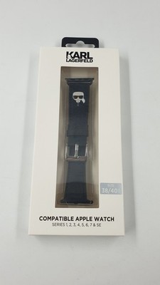 Karl Lagerfeld Karl Head für Apple Watch 38/40mm Black (KLAWMOKHK)
