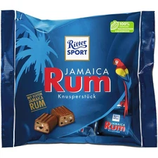 Ritter Sport candies JAMAICA RUM 200g/ 1 bag- FREE SHIPPING