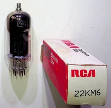 RCA Electron Tube 22KM6 Vintage NOS Open Box Unused