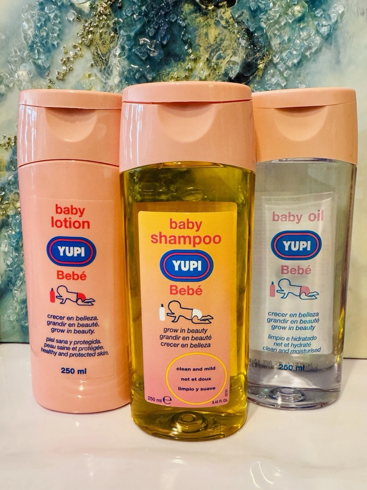 Set 3 lotion, oil, shampoo Baby care Yupi
Opens in a new window or tab