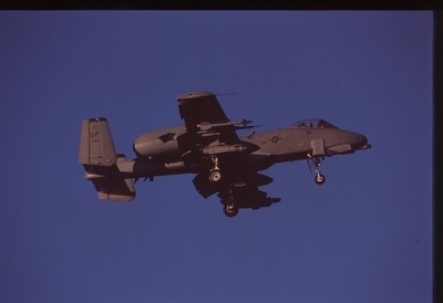 Top aircraft slide A-10A 81-0983 SP bk 52nd FW US Air Force Ramstein