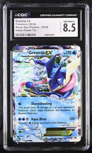 CGC 8.5 Greninja EX 2014 Black Star Promos XY20 Holo Pokemon Card