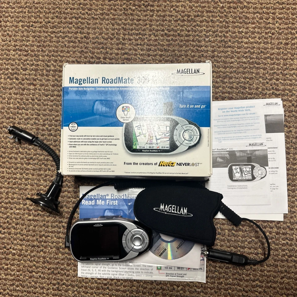 Magellan RoadMate 300 Black 4.3-Inch Portable GPS Navigation System - Image 2 of 4