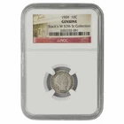 1909 Barber Dime 10C Stacks W 57th St Collection NGC Genuine
