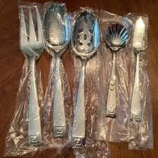 OLYMPUS 5 Piece Hostess Serving Set 18/10 Flatware J A HENCKELS Unused