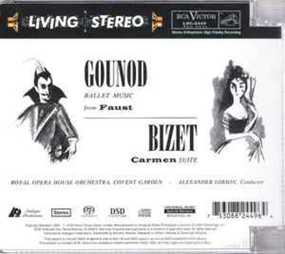 ANALOGUE PRODUCTIONS CAPC-2449 GOUNOD FAUST BIZET CARMEN GIBSON HYBRID SACD ! - Bild 3 von 4