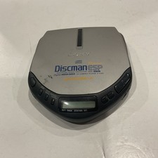 Sony Discman ESP CD Compact Player Digital Mega Bass Lid D-E301 USED  TESTED