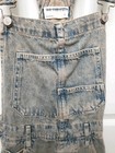 Free People Ziggy Shortall Size S Denim Overalls Shorts Baggy — photo 4