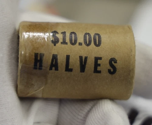 1965 50C KENNEDY SILVER 50C BU ROLL (20) Coins BANK SEALED