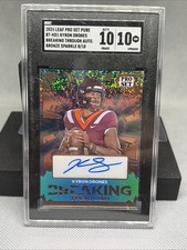 2024 Leaf Pro Pure  Kyron Drones Breaking Through Auto 8/10 SGC 10 😱 Auto 10