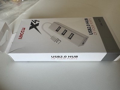 USB Hub 2.0 Multi-USB Hub Splitter 4-Port USB Hub Verteiler Adapter Laptop PC