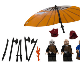 LEGO Avatar: The Last Airbender: Air Temple (3828) Aang Momo Mini Figures Glider